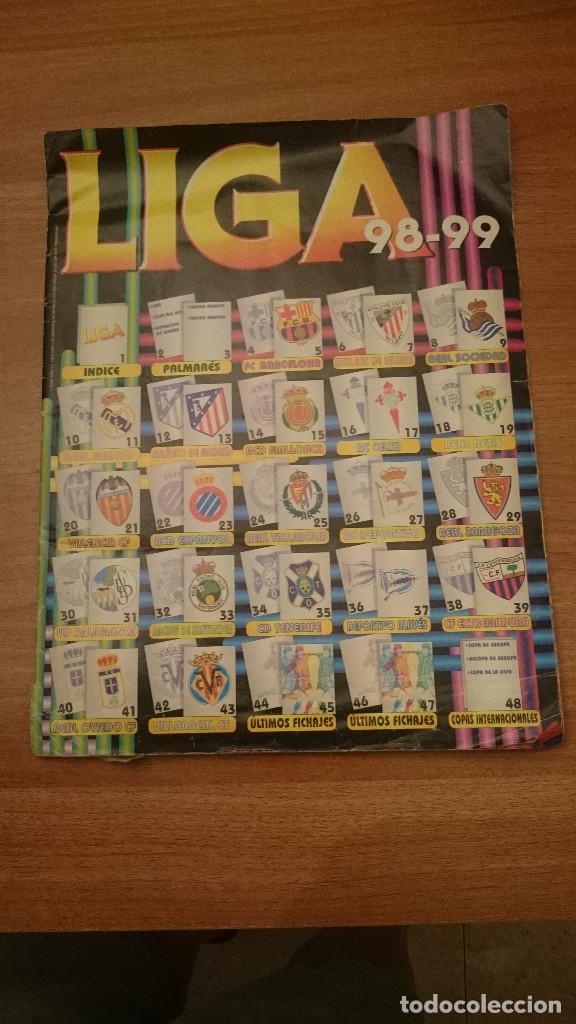 Coleccionismo deportivo: ALBUN LIGA DE 98-99-