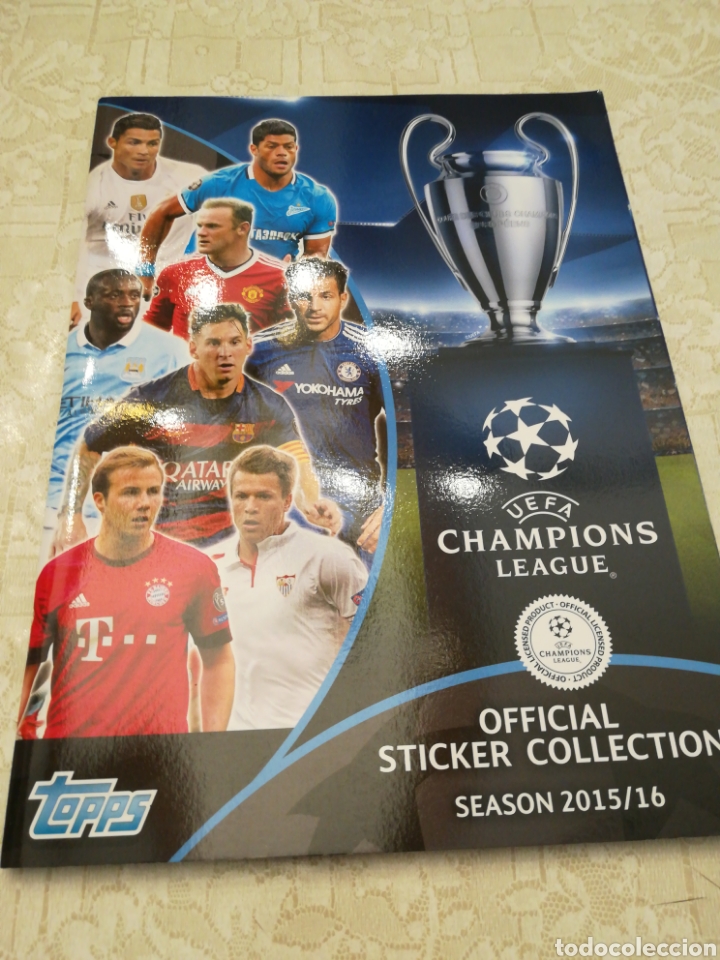 Colecionismo desportivo: ALBUM CHAMPIONS LEAGUE 2015/2016