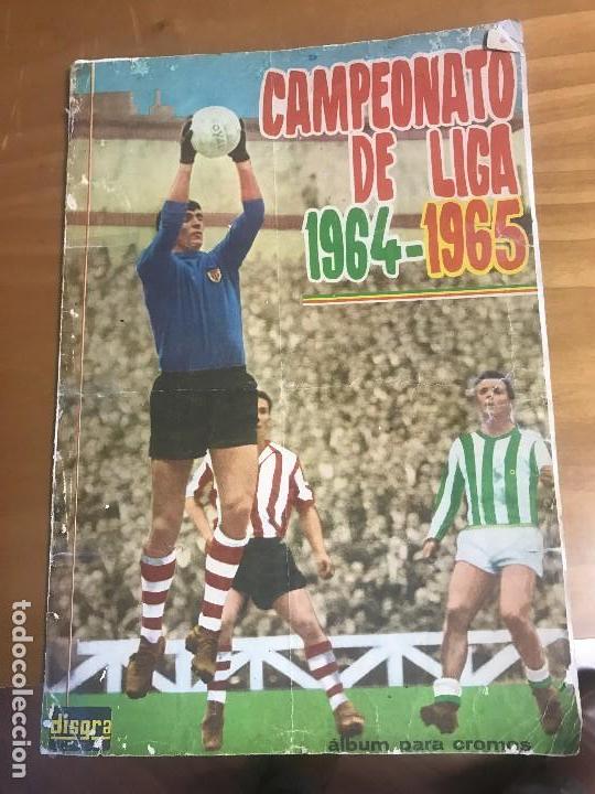 Coleccionismo deportivo: campeonato de liga 1964-1965 disgra album con 55 cromos se venden sueltos