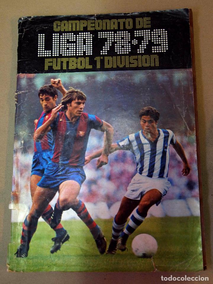 Colecionismo desportivo: &Aacute;LBUM EDICIONES ESTE, 1978 - 1979, 78 - 79, INCOMPLETO, VER FOTOS