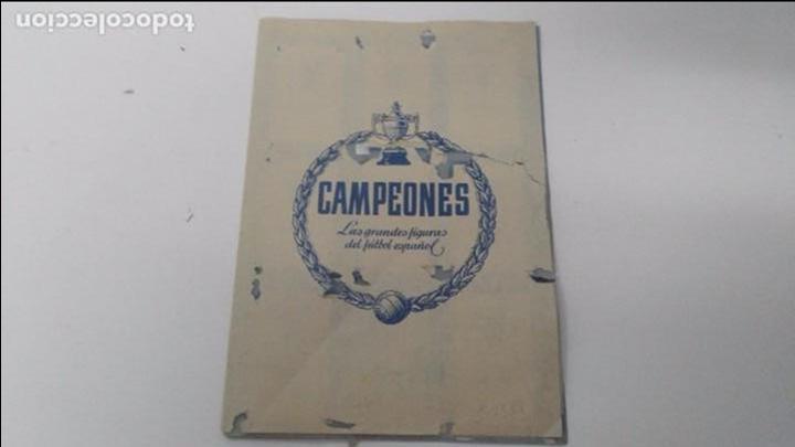 Coleccionismo deportivo: antiguo album de futbol campeones bruguera