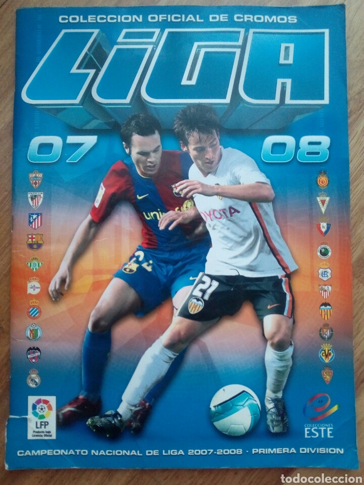 Coleccionismo deportivo: &Aacute;LBUM ESTE 2007-2008 (incompleto)