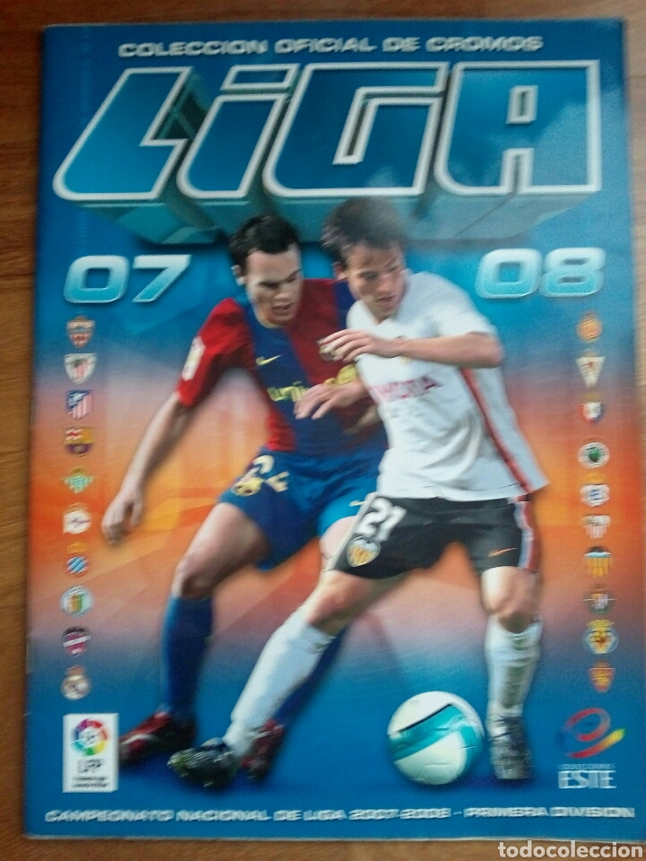 Collectionnisme sportif: &Aacute;LBUM ESTE 2007-2008 (vac&iacute;o)