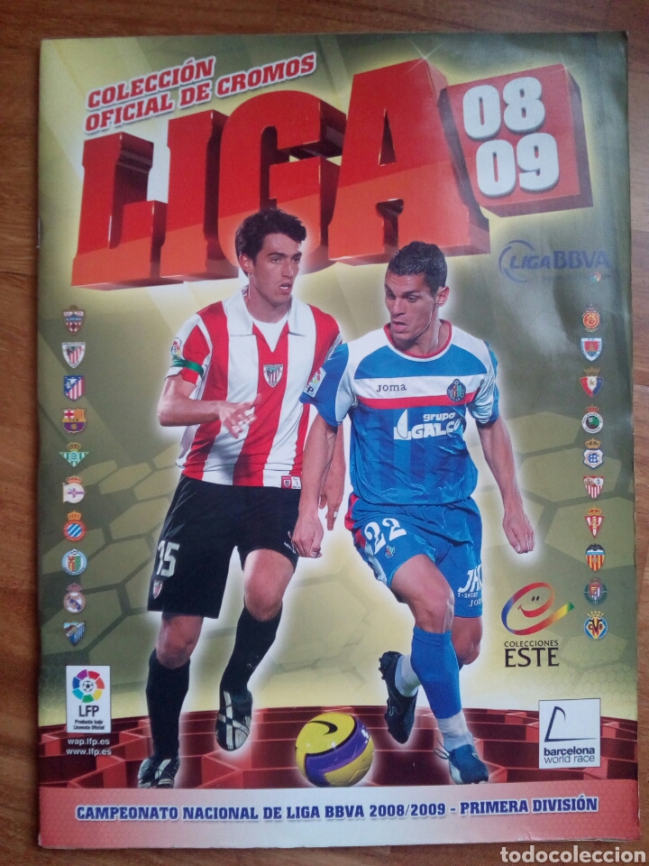 Collectionnisme sportif: &Aacute;LBUM ESTE 2008-2009 (incompleto)