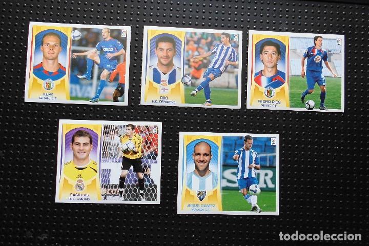 Collectionnisme sportif: Lote de 5 cromos futbol la liga BBVA colecciones este 2009-2010
