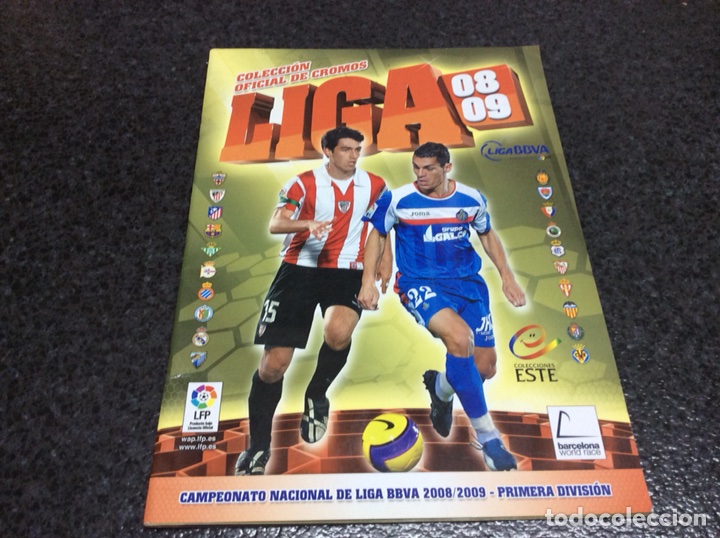 Colecionismo desportivo: LIGA ESTE 08 09 ( 2008 2009 ) ALBUM VACIO NUEVO -ed. PANINI