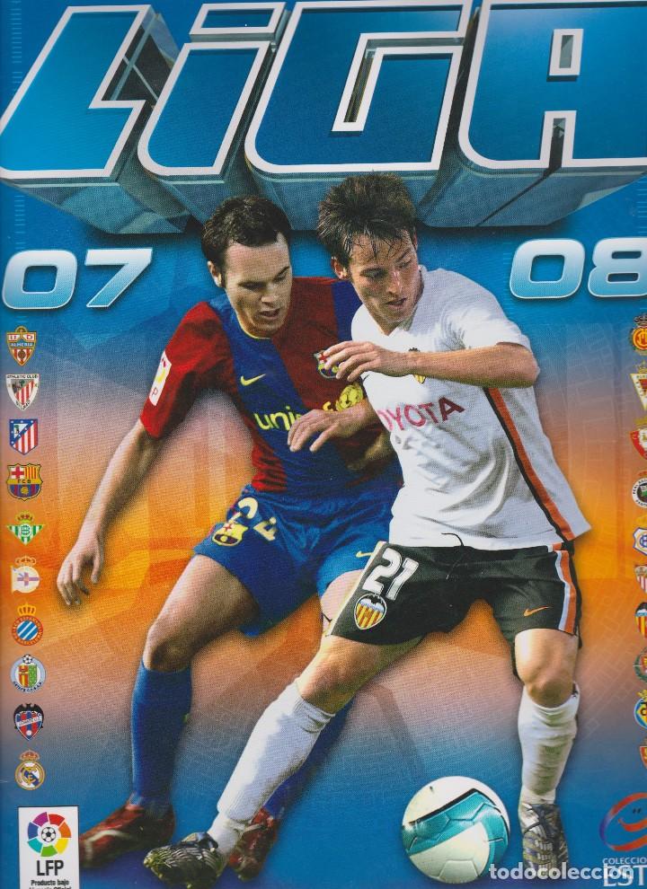 Collectionnisme sportif: liga 2007-2008 - contiene 381 b&aacute;sicos + colocas y 21 &uacute;ltimos fichajes