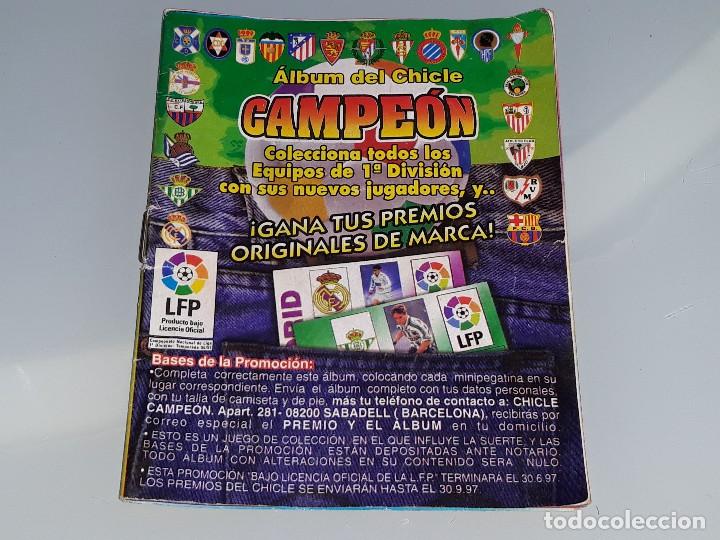 Collectionnisme sportif: ANTIGUO ALBUM DE CROMOS FUTBOL 1&ordf; DIVISION REGALO PROMOCIONAL DE CHICLES CAMPEON A&Ntilde;OS 90