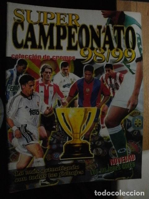 Collectionnisme sportif: ALBUM PLANCHA VACIO Y NUEVO EN BUEN ESTADO DE SUPER CAMPEONATO 98-99