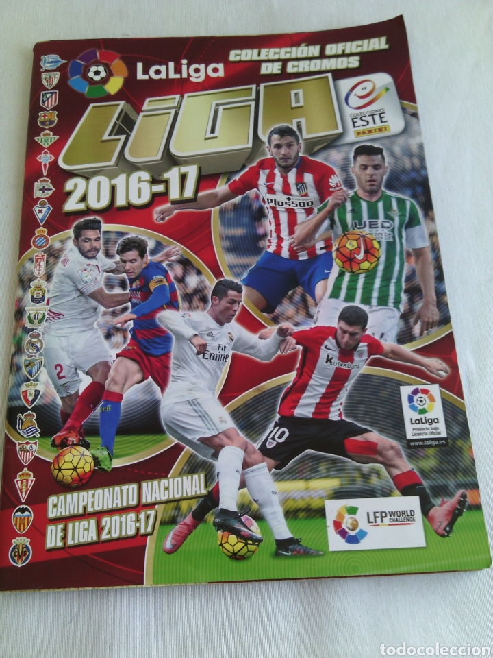 Sports collectibles: ALBUM CROMOS FUTBOL LIGA 2016-17 EDICIONES ESTE.35 CROMOS