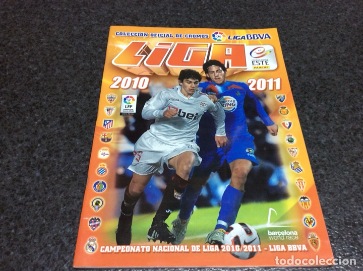 Colecionismo desportivo: LIGA ESTE CAMPEONATO NACIONAL DE LIGA 2010 - 2011 ALBUM VACIO NUEVO -ED. PANINI - NUEVO