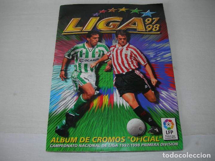 Collezionismo sportivo: &Aacute;LBUM DE LIGA DE F&Uacute;TBOL EDICIONES ESTE 97 98 1997 1998 - CON 382 CROMOS Y VARIOS INTERESANTES -