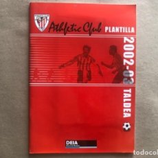 Coleccionismo deportivo: ATHLETIC CLUB, PLATILLA TEMPORADA 2002-03. ÁLBUM FOTOGRAFÍAS JUGADORES (FALTAN ADURIZ Y YESTE).