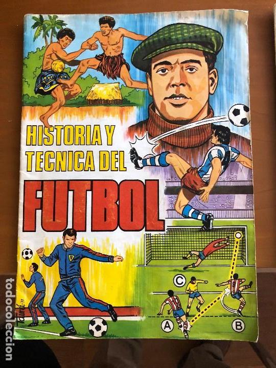 Sports collectibles: HISTORIA Y TECNICA DEL FUTBOL ALBUM CON 126 CROMOS SE PUEDE LLEGAR A VENDER SUELTOS
