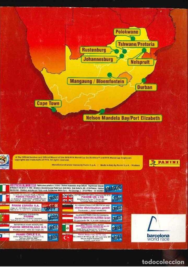 Sports collectibles: OUTH AFRICA 2010 ALBUM DE CROMOS