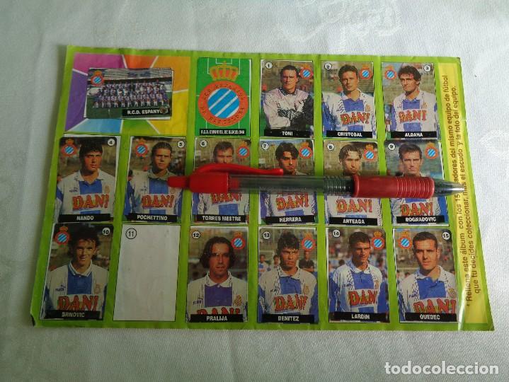 Sports collectibles: ALBUM DE CROMOS DE CHICLES DEL espa&ntilde;ol - LIGA DE LAS ESTRELLAS - 1996 1997 - 96 / 97 - 16 CROMOS