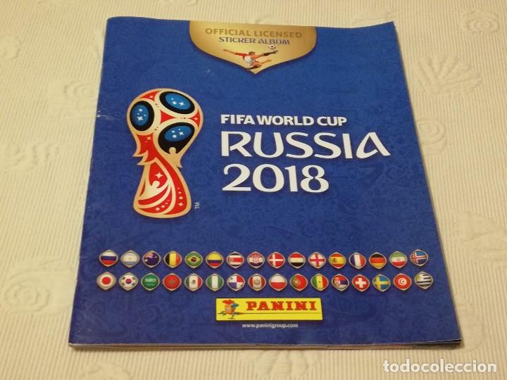 Sports collectibles: &Aacute;LBUM PANINI SIN CROMOS PEGADOS DEL MUNDIAL DE F&Uacute;TBOL RUSIA 2018 - 80 P&aacute;ginas - peso: 201 gramos