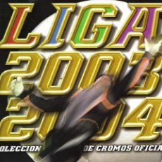 Coleccionismo deportivo: ALBUM DE LA LIGA 2003/2004 CON 250 CROMOS EN MUY BUEN ESTADO