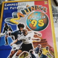 Coleccionismo deportivo: ALBUM DE FUTBOL DEL CAMPEONATO MUNDIAL FRANCIA 98 CON 299 CROMOS 