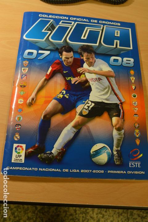 Sports collectibles: ALBUM LIGA ESTE 2007-08.FALTAN 17 DE LOS 576 CROMOS QUE FORMAN LA COLECCION