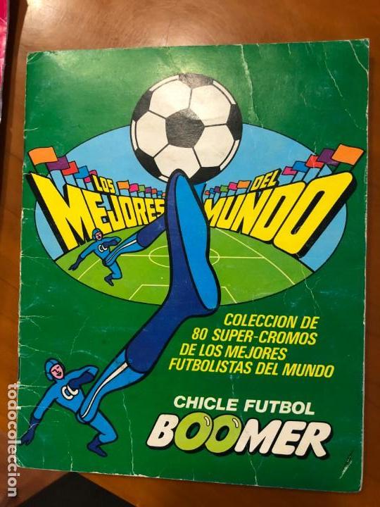 Sports collectibles: los mejores del mundo boomer album con 55 cromos se venden sueltos
