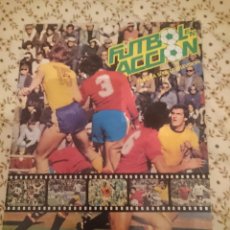 Coleccionismo deportivo: ALBUM CROMOS CASI COMPLETO -FUTBOL EN ACCION -ESPAÑA 82 -LEER DETALLES
