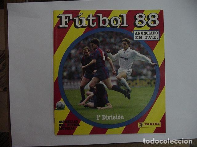 Sports collectibles: F&uacute;tbol 88 - Album de cromos. Contiene 8 de 409.