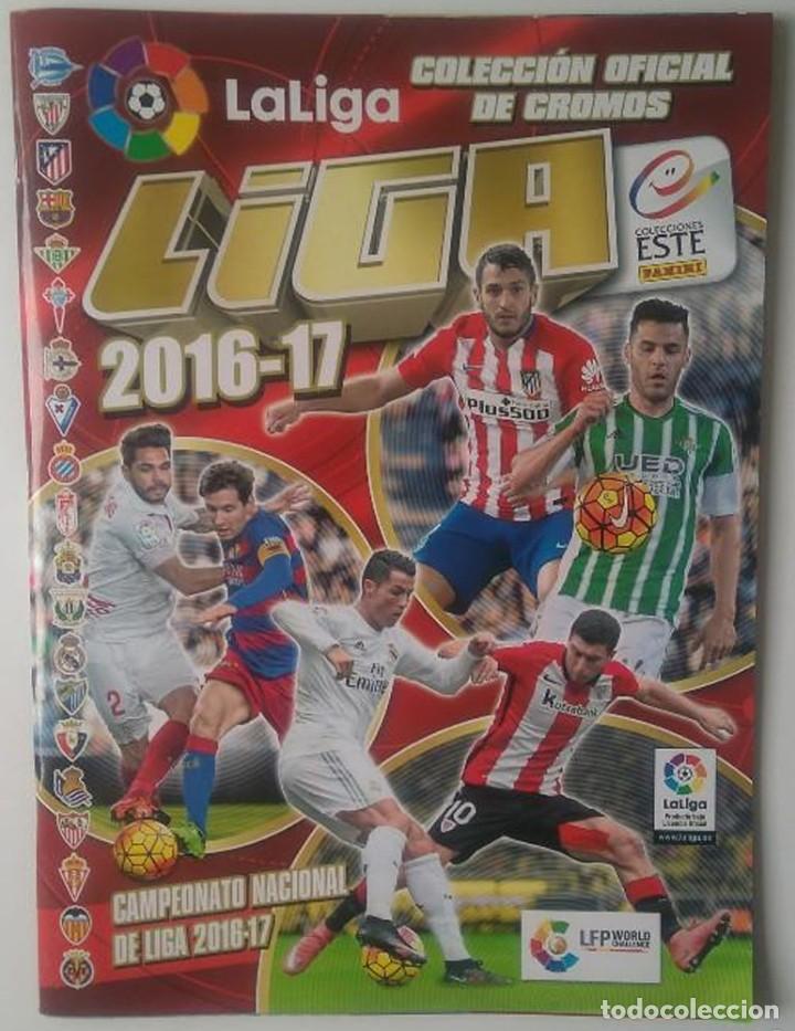 Sports collectibles: ALBUM PLANCHA LIGA 2016-2017 EDICIONES ESTE CON LOS 6 CROMOS DE REGALO