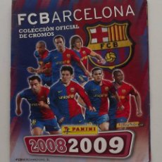 Coleccionismo deportivo: ALBUM INCOMPLETO F.C. BARCELONA 2008-2009 08 09. 100 DE 180 CROMOS VER IMÁGENES DE TODAS LAS PÁGINAS. Lote 140654498