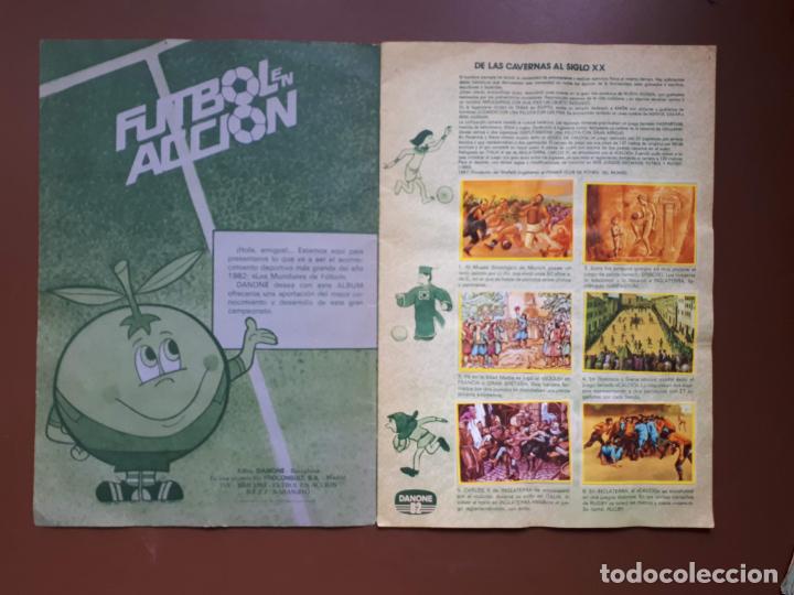 Coleccionismo deportivo: Album cromos Futbol en acción DANONE - Incompleto - Foto 2 - 144661050