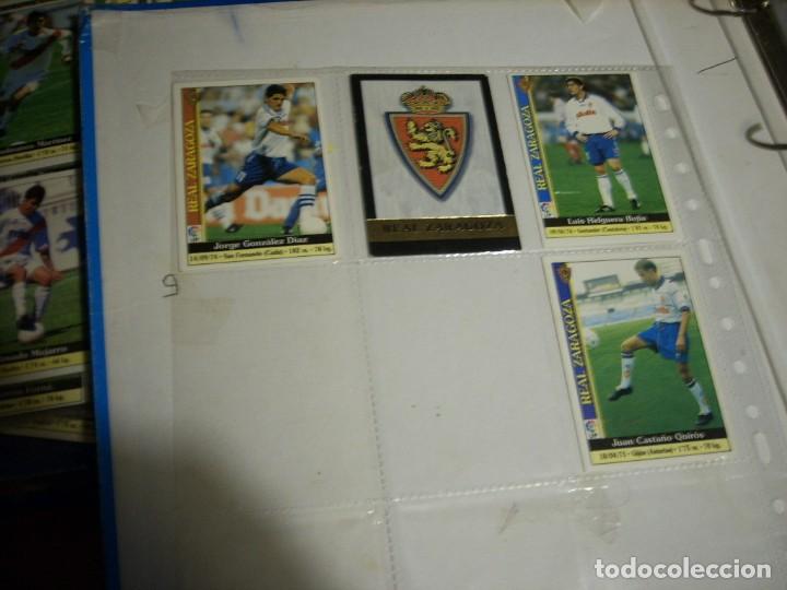 Collectionnisme sportif: fichas liga zaragoza
