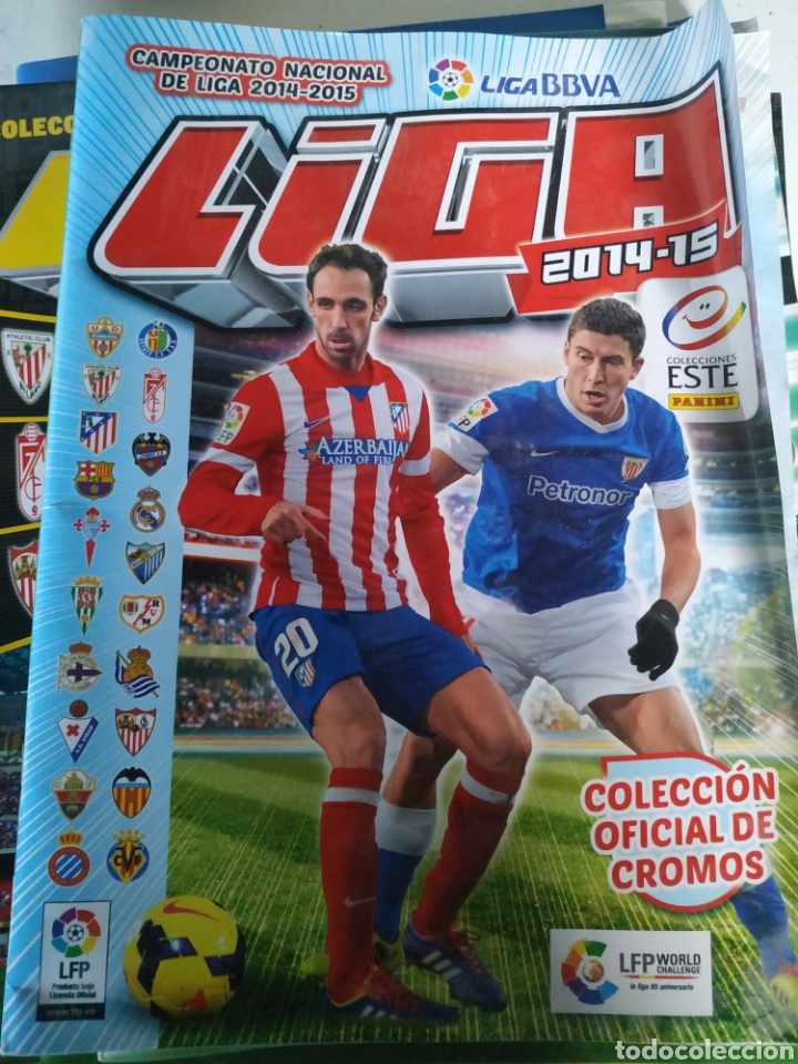 Colecionismo desportivo: &Aacute;LBUM VACIO - LIGA ESTE 2014-2015