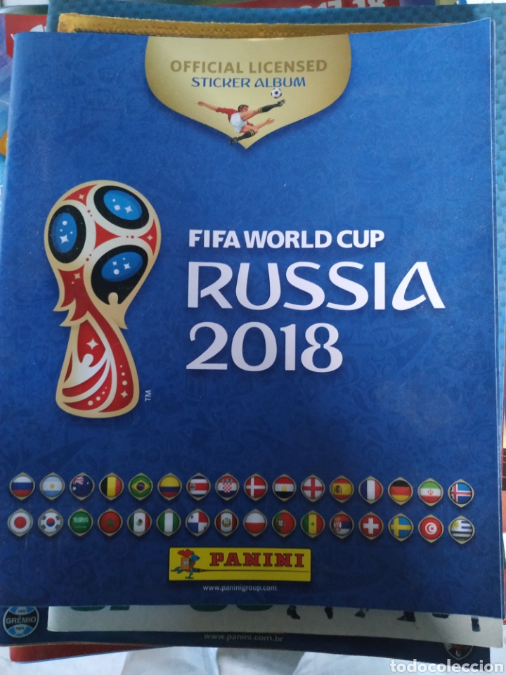 Colecionismo desportivo: &Aacute;LBUM VACIO - WC 2018