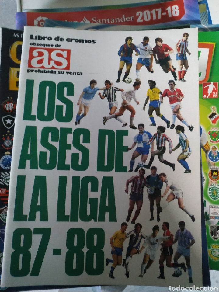 Colecionismo desportivo: ALBUM VACIO - LOS ASES DE LA LIGA 87-88