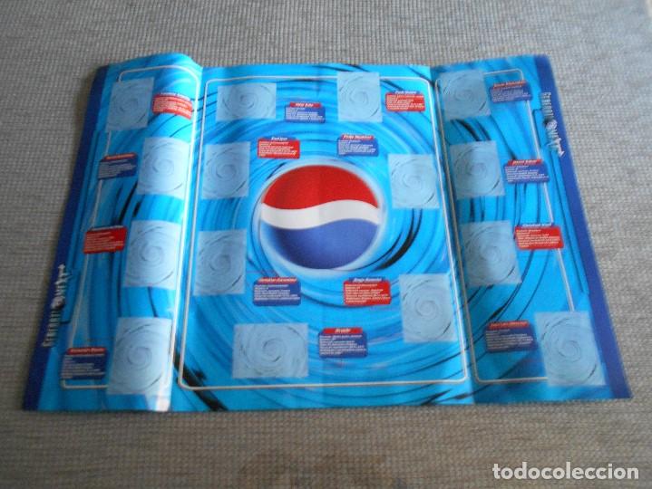 Colecionismo desportivo: album de cromos plancha de futbol de pepsi
