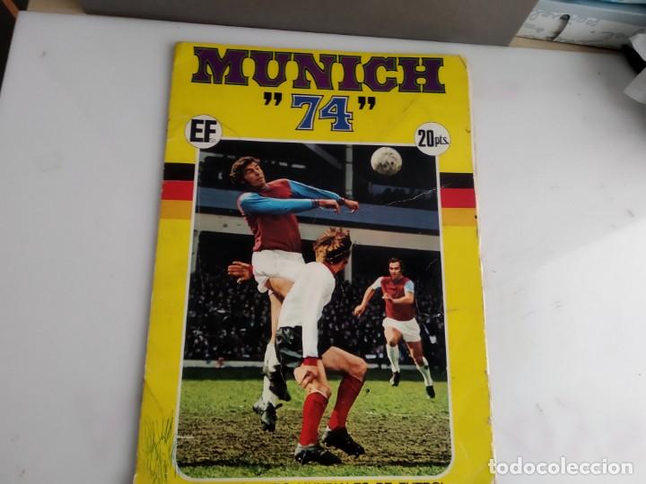 Colecionismo desportivo: antiguo album de cromos munich 74