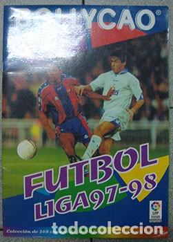 Colecionismo desportivo: ALBUM FUTBOL LIGA 97-98 DE BOLLYCAO