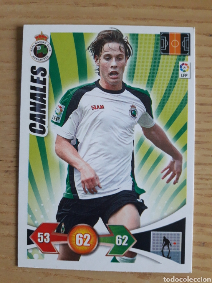 Colecionismo desportivo: F&Uacute;TBOL CANALES RACING SANTANDER ADRENALYN XL 2009 2010 PANINI