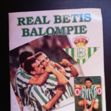 Coleccionismo deportivo: REAL BETIS BALOMPIE. ALBUM CROMOS 94/95 1994 1995 MUNDO BÉTICO. PRODUCTO OFICIAL. INCOMPLETO. Lote 166374889