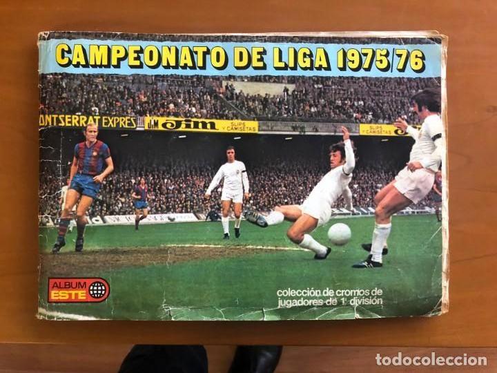Collezionismo sportivo: campeonato de liga 1975 76 album con 286 cromos si no se adjudica se venden sueltos