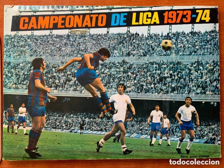 Colecionismo desportivo: ALBUM CAMPEONATO DE LIGA 1973-74 - ED. DISGRA - VER FOTOS DEL POSTER CENTRAL.