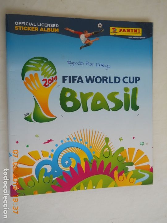 Sports collectibles: FIFA WORLD CUP  BRASIL 2014 ALBUM INCOMPLETO 5 CROMOS