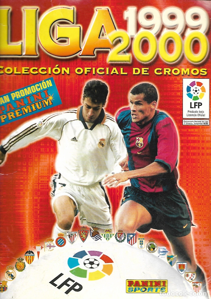 Album De La Liga 1999/2000 De Panini Con 255 Cr - Comprar Álbumes De ...