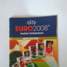Coleccionismo deportivo: ÁLBUM VACÍO PLANCHA UEFA EURO 2008 AUSTRIA SUIZA EUROCOPA 08 MINI STICKER OFFICIAL COLLECTION PANINI. Lote 178261612