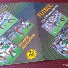 Coleccionismo deportivo: ALBUM FESTIVAL FUTBOL LIGA 1ª DIVISION ,1987-88 .CROMOS ADHESIVOS. Lote 178823477