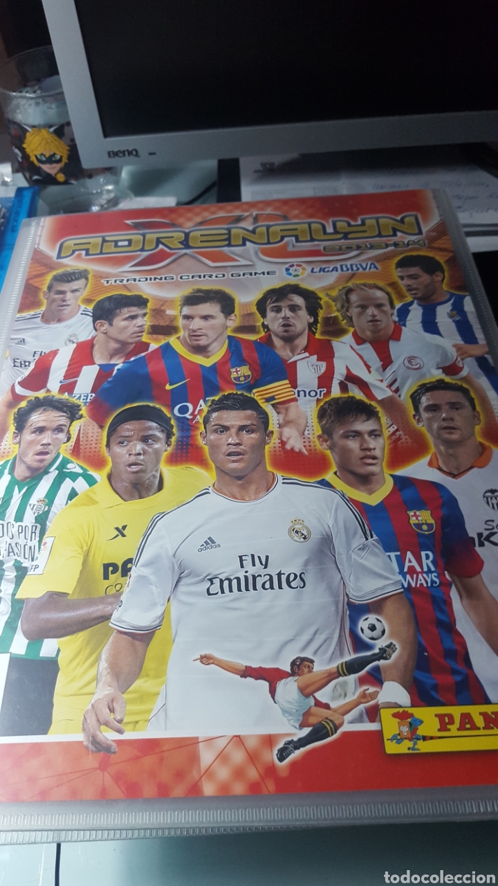 Coleccionismo deportivo: 467 CROMOS. ADRENALYN 13/14. DEL 1 AL 458 COMPLETOS. 1 NUEVO FICHAJE, 1 PLUS ENTRENADOR, 2 PREMIUM Y