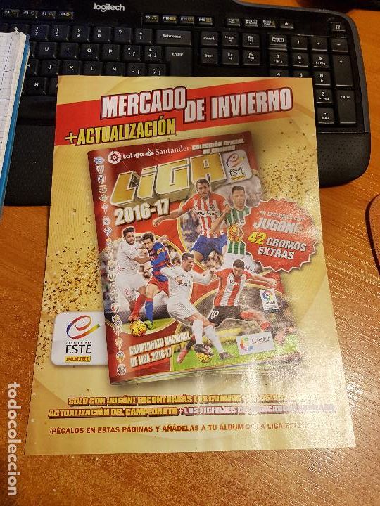 Sports collectibles: P&aacute;ginas Ampliaci&oacute;n Mercado Invierno 2016-2017. Sin rellenar