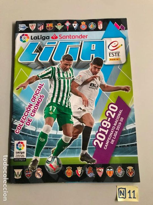 Collezionismo sportivo: &Aacute;lbum plancha Liga 2019-2020