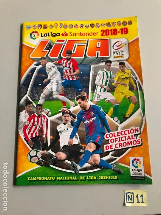 Collezionismo sportivo: &Aacute;lbum plancha Liga 2018-2019
