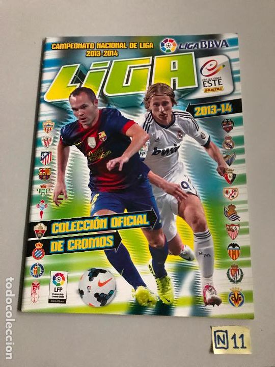 Collezionismo sportivo: Album plancha liga 2013-2014
